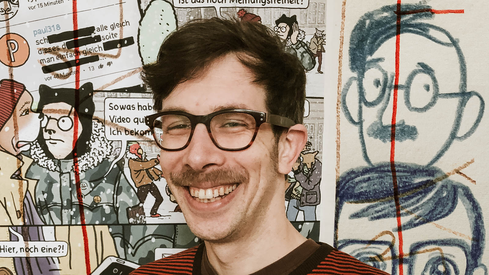 Comiczeichner Jeff Hemmer
